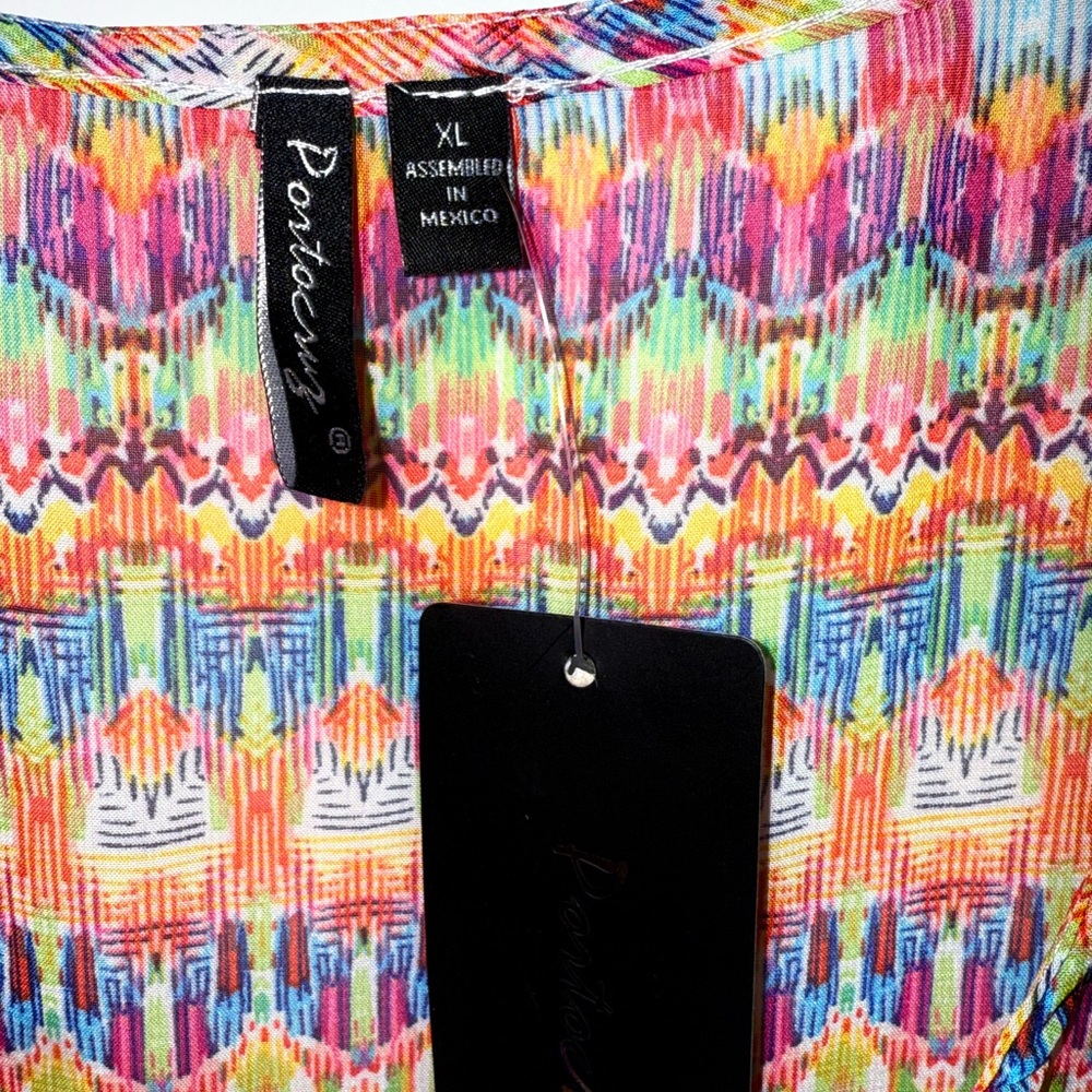 Papermoon Colorful Patterned Bathing Suit Cover - Picture 3 of 3